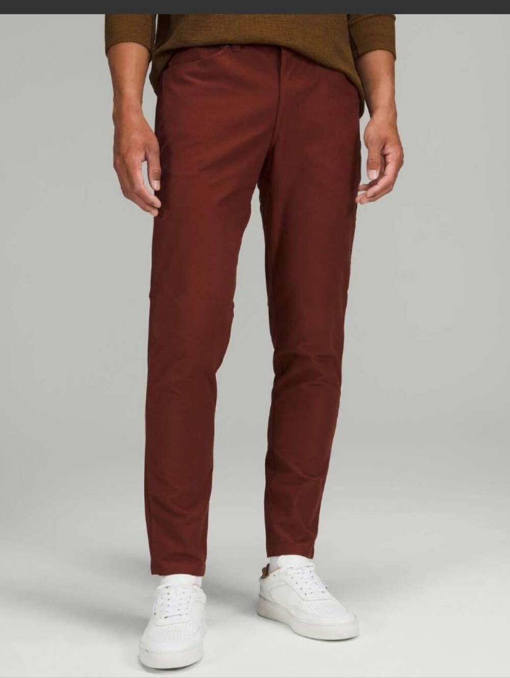 Lululemon Mens ABC Slim-Fit Pant  Utilitech Date Brown 32x31 Like New